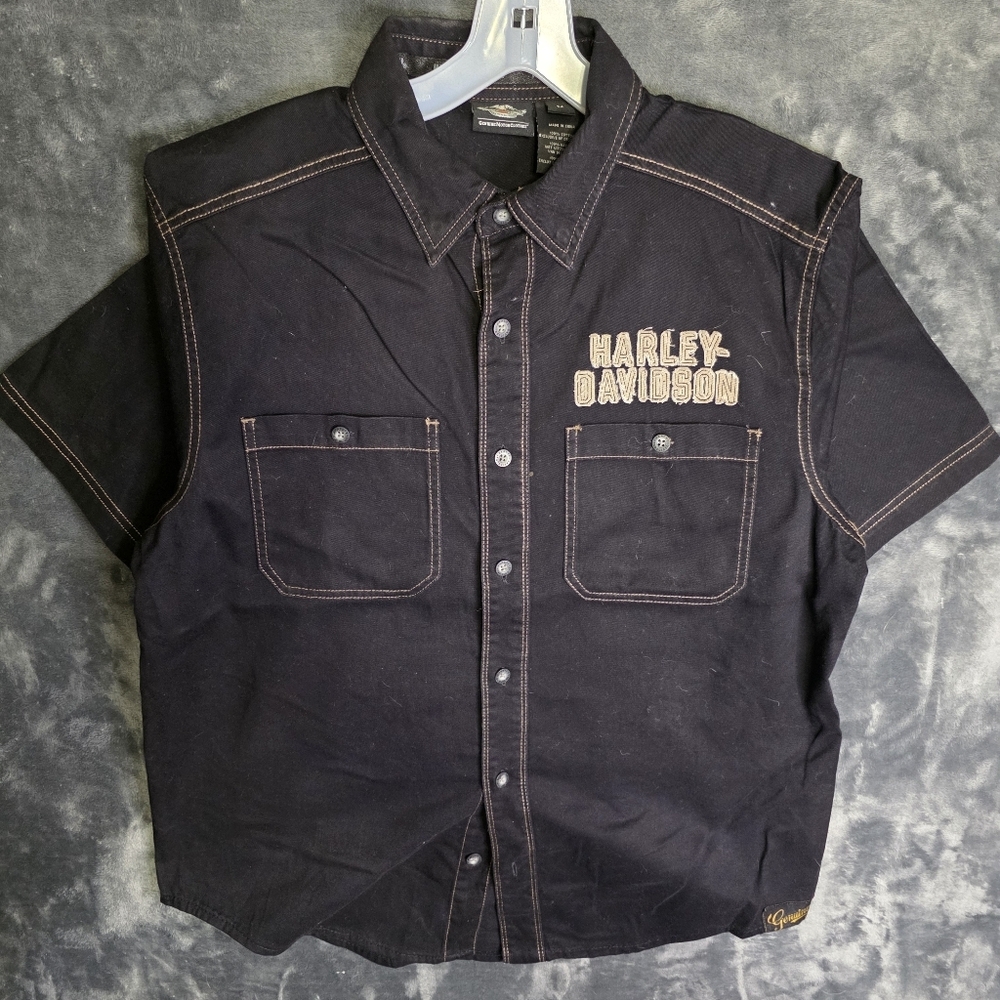 Harley-Davidson® Men's Genuine Classics Eagle Garage Shirt S/S 99002-14VM
Item #